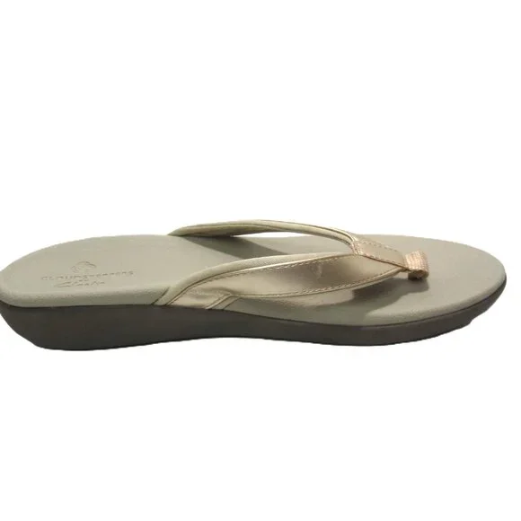 Clarks Gold Brio Sol Cloudstepper Sandals (size 8) - Picture 2 of 6